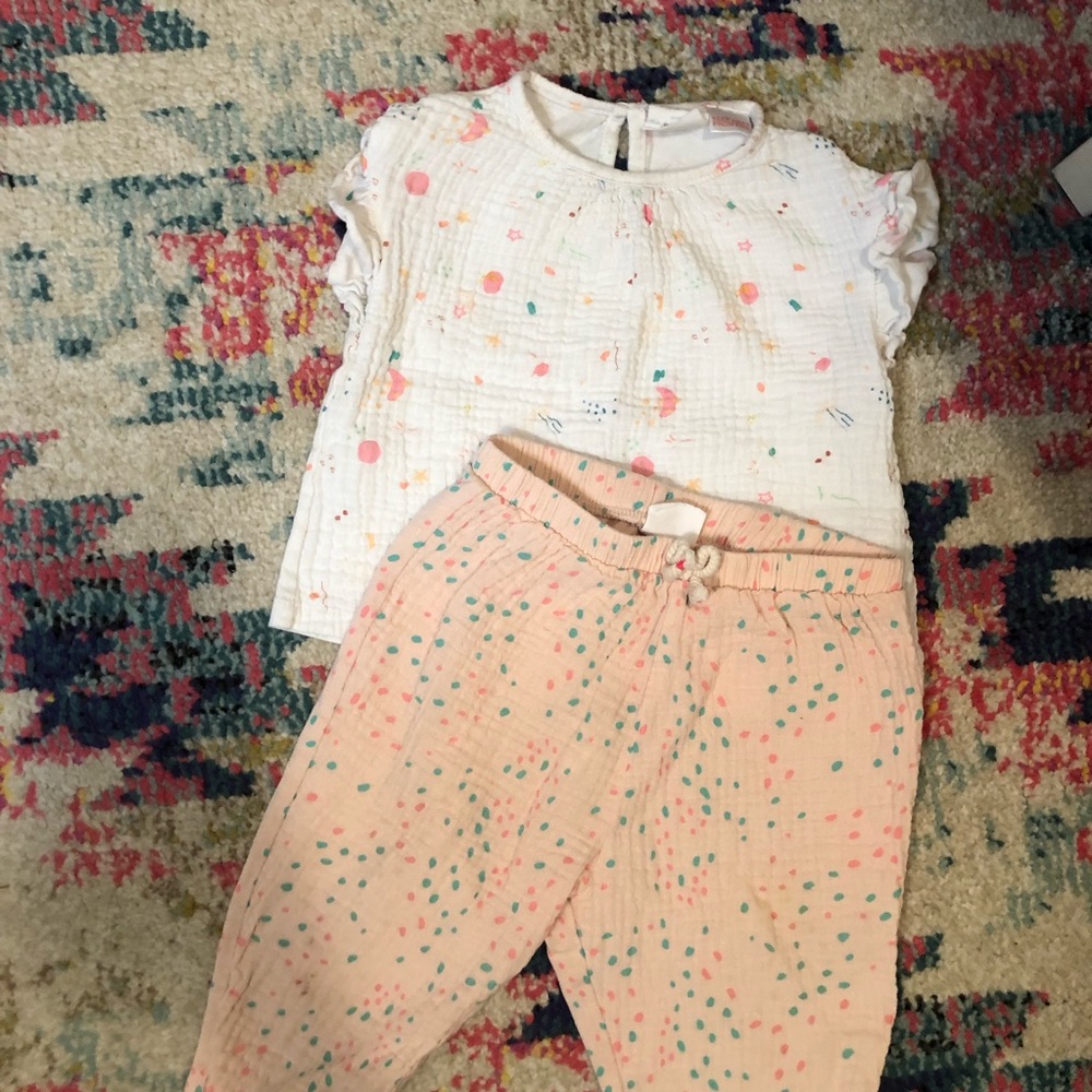 Baby Zara Top and Bottom